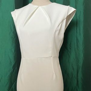 Cream NWOT PENCIL DRESS